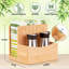 Bamboo Salt Pepper Napkin Holder Set For Kitchen Dining Table, Natural Napkin Holder Stand With Salt Pepper Caddy Restaurant Lunch Napkin Holder Organizer