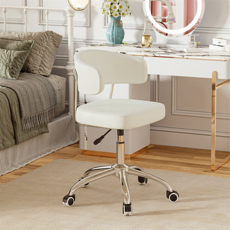 Avnee Office Chair, White