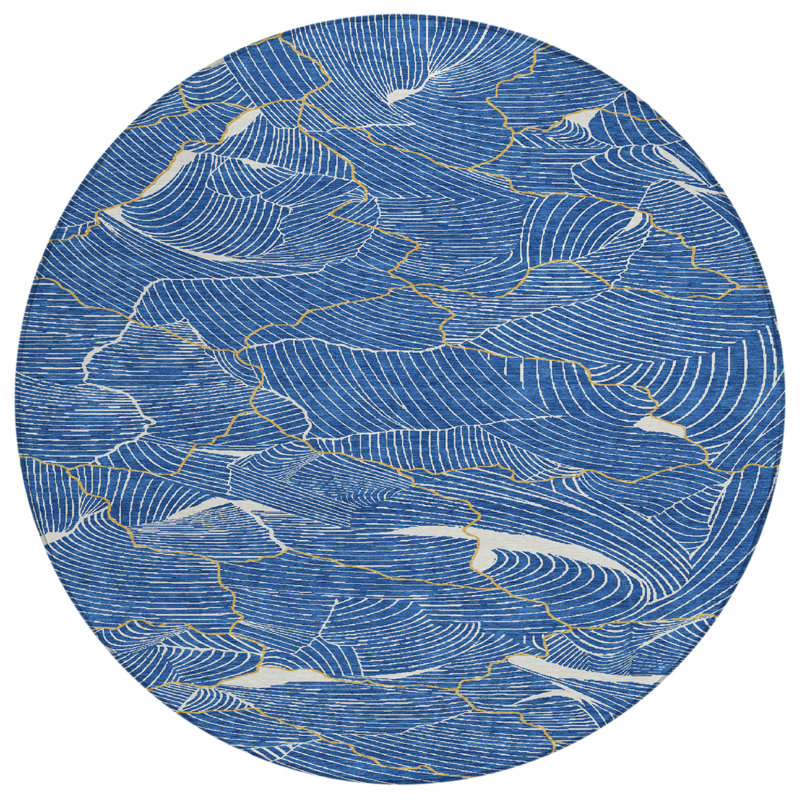 Tapis d'intérieur rond 8 po