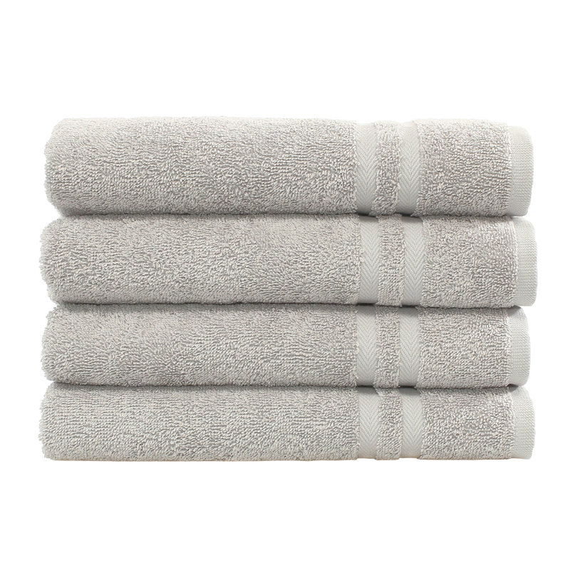 Denzi Turkish Cotton Hand Towel, Gray