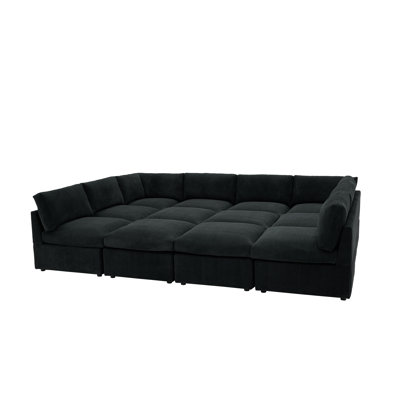 Grand ensemble modulaire Middleton en velours côtelé