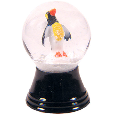Globe à neige pingouin mini