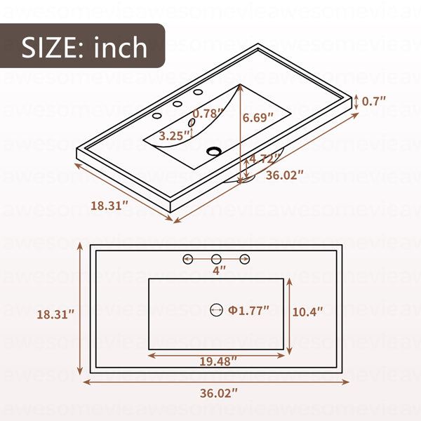 Dimensions du produit