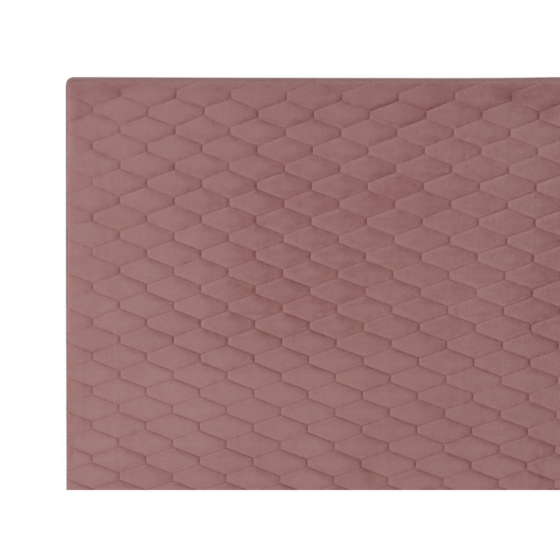 Adamira Upholstered Storage Bed, European Single (90 x 200cm), Brown/Pink