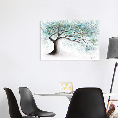 Lucent Lake Tree by Ashvin Harrison - Print on Canvas