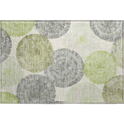 Premium Machine Washable Mayfield AMF2351 Abstract Rug