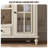 Elegant Cherry Wood Sideboard in Ivory White