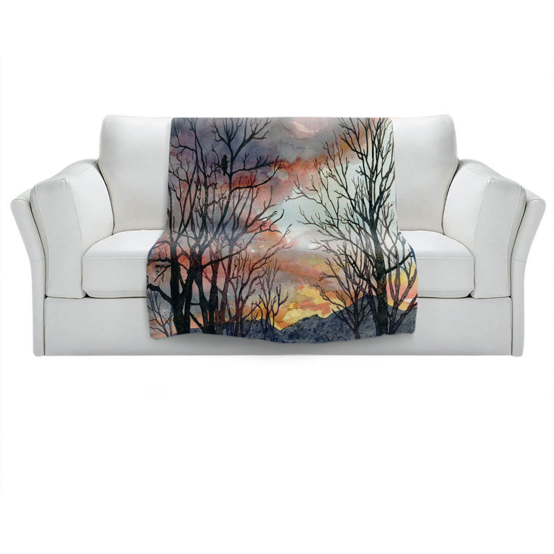 Hand Woven Throw Blanket, 68" x 80"