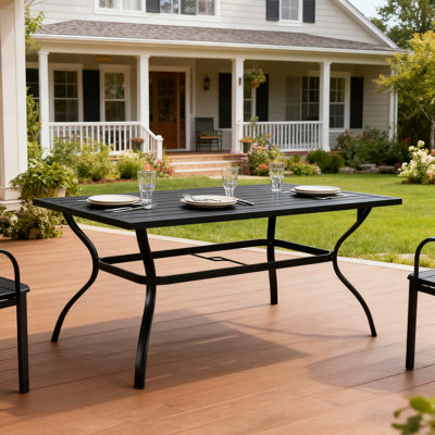 Metal Dining Table by Peak Home Furnishings