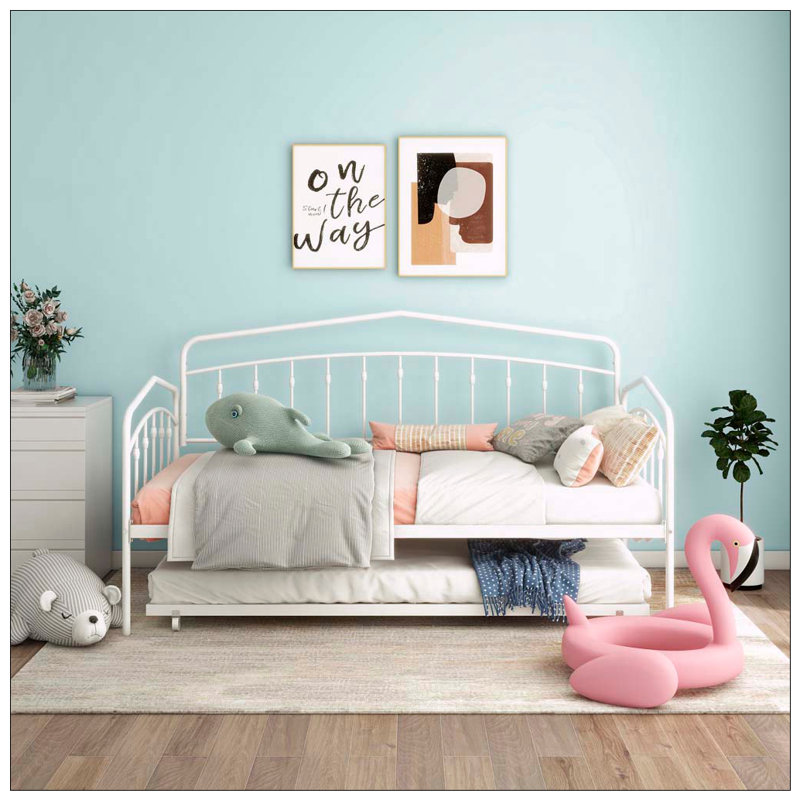 Lit de jour avec couchette Fox, Blanc