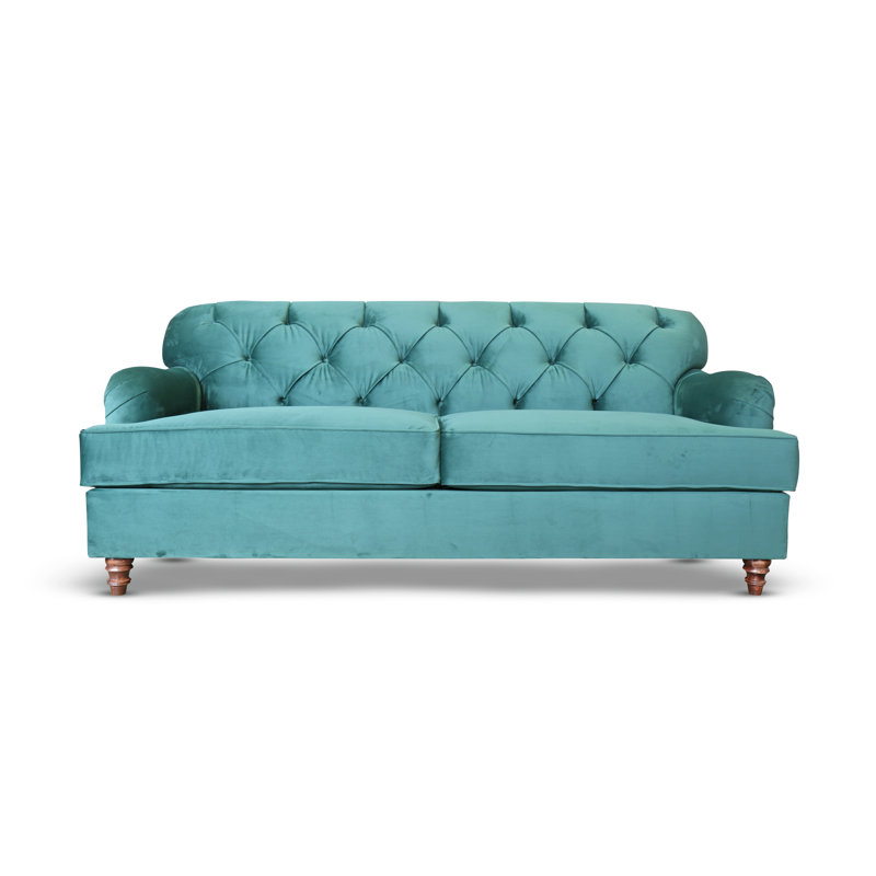 Richers Charles Of London Sofa, 84", Penelope Golden, Black