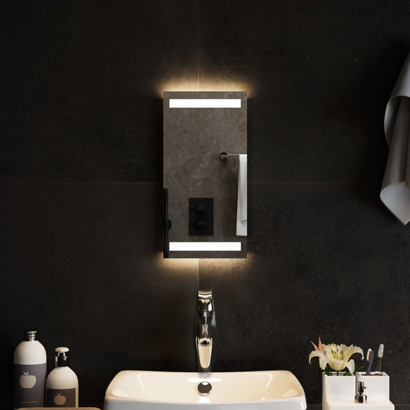Kareny Flat Wall Mirror, 40 cm H x 20 cm W