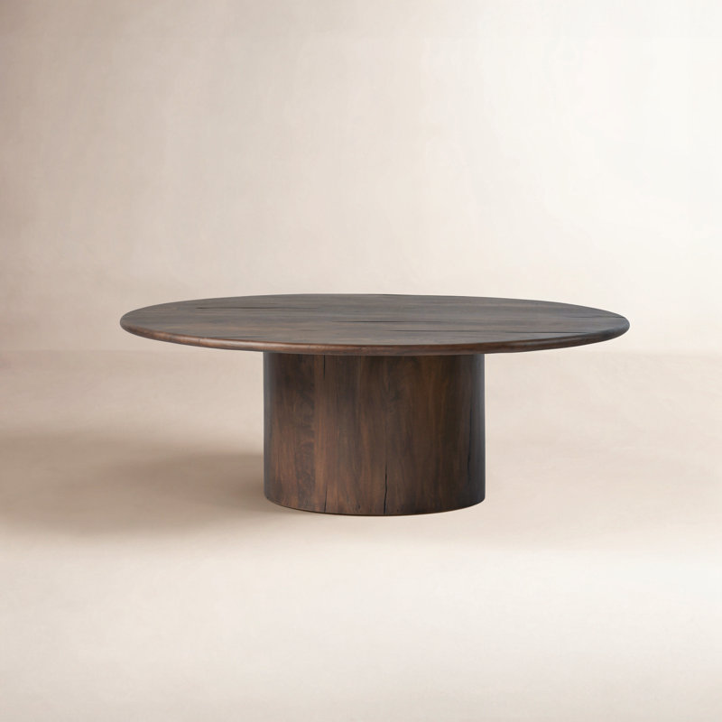 Stuart Wood Coffee Table-Large-Aged Belgium Bleach