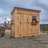8 ft. W x 4 ft. D Western Red Cedar Gardensaver Lean-To Outdoor Storage Shed with Single Door and Metal Roof