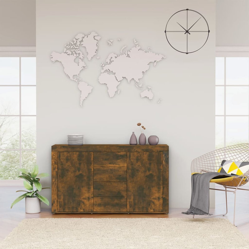 Popovich 120cm Sideboard, Smoked Oak
