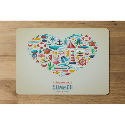 Rhiannon Polyester, Wood Rectangle Placemat