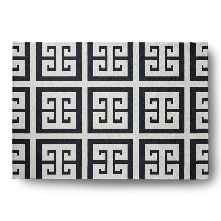 Subline Chenille Geometric Indoor Rug