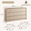 Commode moderne à 8 tiroirs pour la chambre à coucher Maud, commode de 55 po de largeur et commode-656726601-666779736