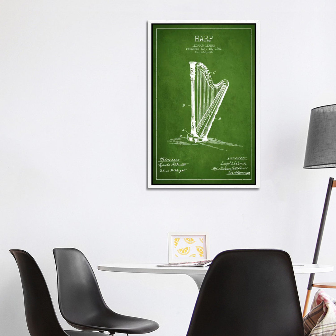 Harp Green Patent Blueprint