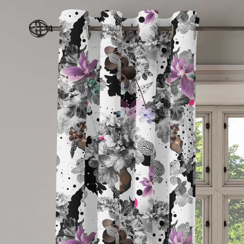 Semi Sheer Curtain Pair