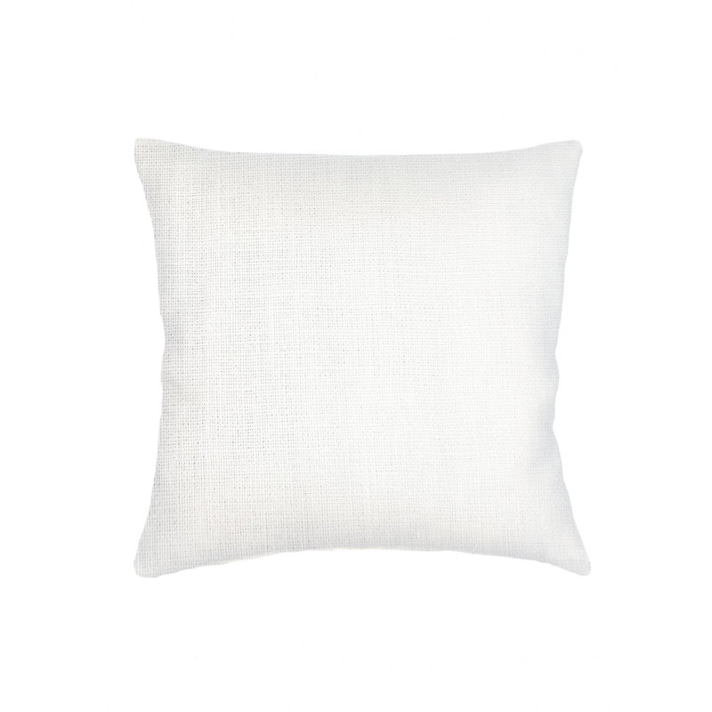 So Soft Linen Linen Throw Pillow, 22"H x 22"W, Down Blend, White