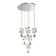 10 - Light Polished Chrome LED Cluster Pendant