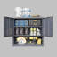 armoire de rangement murale