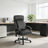 Black Massage Office Chair With Leg Rest - High Back Ergonomic Reclining Executive Desk Chair, Adjustable Gaming Computer Chair With Wheels For Home Office (pet-friendly)-616564489