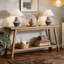 Table console 70,9 po, table d'entrée à 2 niveaux-554224345