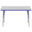 Table d'activité rectangulaire à hauteur réglable en forme de T-42177781-99069334-99069335