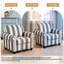 Fauteuil rembourré en mélange de coton-329001102