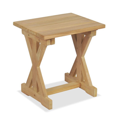 Ellen Solid Wood Accent Stool