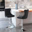 Rondel Swivel Upholstered Adjustable Height Counter Stool with Solid Wood Frame-1052913689