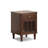 Dark-walnut Solid Wood + 1 drawers Nightstand