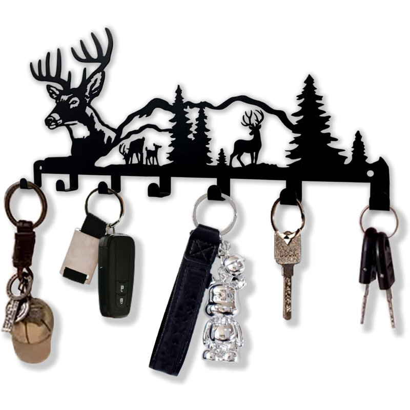 Porte-clés pour décoration murale, porte-clés en métal