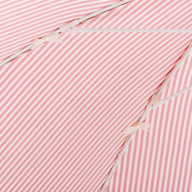 CLUB UMBRELLA - LAURENS PINK STRIPE, Pink