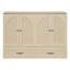 Lit escamotable pleine grandeur avec grands tiroirs de rangement, lit pliable peu encombrant avec chargement USB