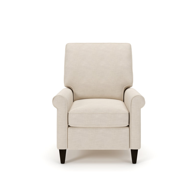 Molly Upholstered Pushback Recliner, Conversation Ivory