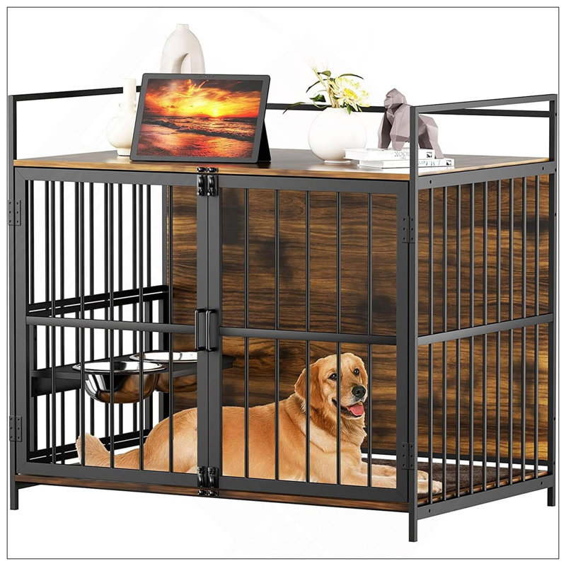 Grande cage pour chien Furniture Style, H 35,8 po x l 41 po x P 23,6 po
