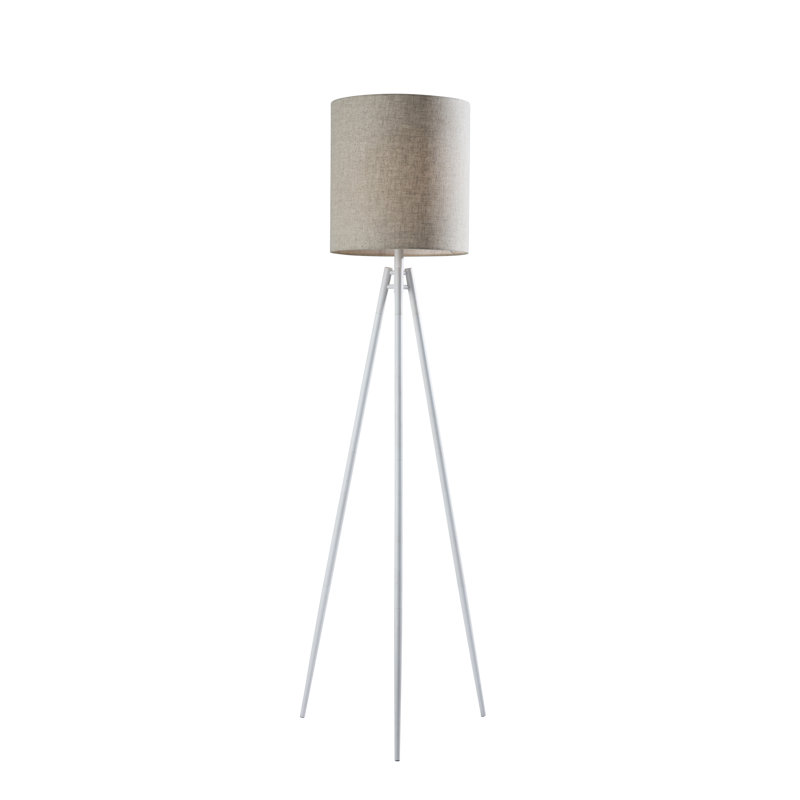 Lampe trépied 69 "Kerala, Blanc