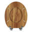 East Urban Home Premium Toilet Seat Toilet Seat With Soft Close, MDF Wood Core, Softclose Hinge, Antibacterial, Design Decor-489617090