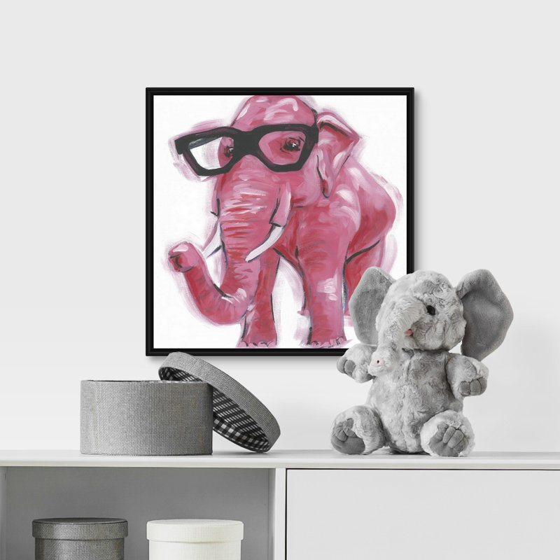 Art sur toile Melina Dapper, Cadre flottant noir, H 16 po x l 16 po x P 1,75 po
