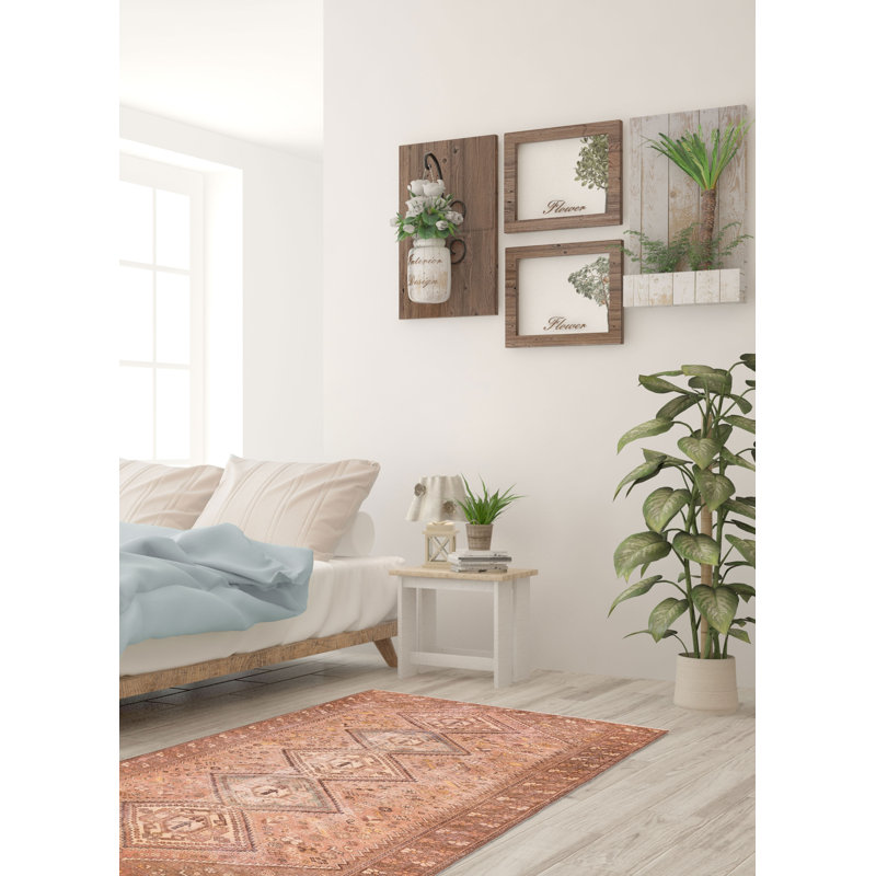 Tapis brun clair Antalya 5 pi 3 po x 9 pi 11 po