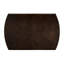 Mango Veneer Dining Table, Dark Cherry Finish, Separate Extension Leaf, 6 Piece Wood Table With Color