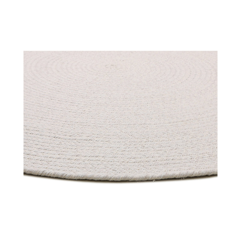 Area Rug in White, Round 10'