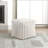 Square Pouf Plush Corduroy Fabric Upholstery Modern Ottoman, Footstool, Non-Slip Floor Pouf, Bean Bag Chair, 1Pc Sitting Pouf