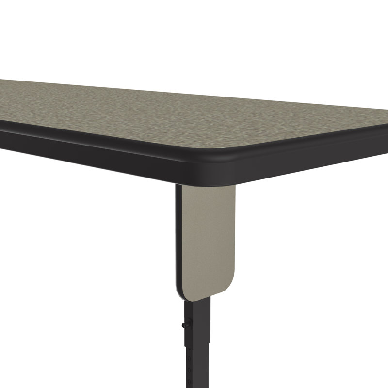 Rectangle Height Adjustable Modular Training Table, 30" H x 60" W x 24" D, Savannah Sand