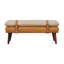 Banc en cuir Marisal Boucle X