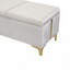 2-Pieces Bedroom Sets, Upholstered Platform Bed with Hydraulic Storage System,Storage Ottoman with Legs-473468739