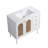 36" Bathroom Vanity With Ceramic Basin-478967697